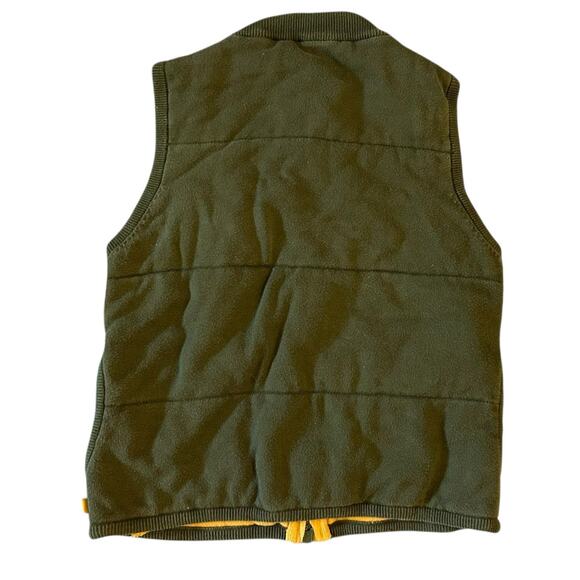Vintage American Eagle Knit Zip Up Vest Size Medium Preppy Classic Sporty Lounge - Picture 5 of 5